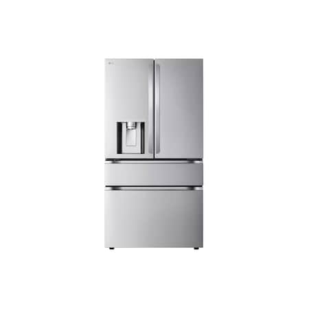 Lg 29 cu. ft. French Door Refrigerator with Full-Convert Drawer and Dual Ice Maker in Stainless Steel LF29H8330S